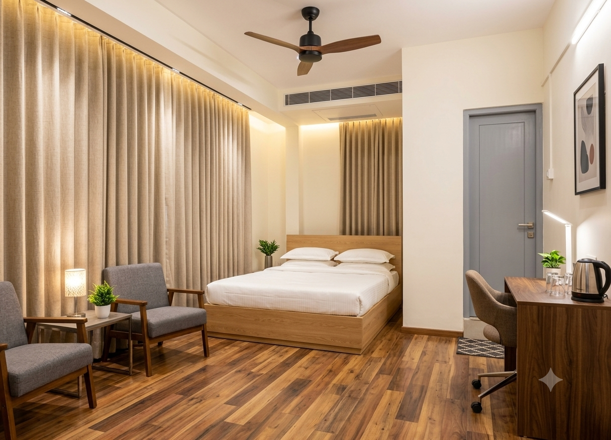 Premium furnished room in Chennai